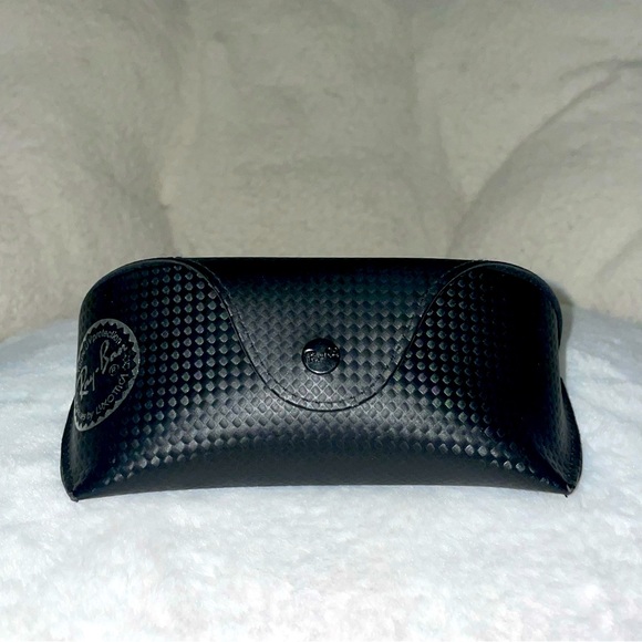 RayBan Accessories Ray Ban Sunglasses Case Only Carbon Fiber Black